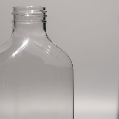 Bouteilles en PET en plastique transparent personnalisées Bouteilles de jus avec bouchon en aluminium/plastique