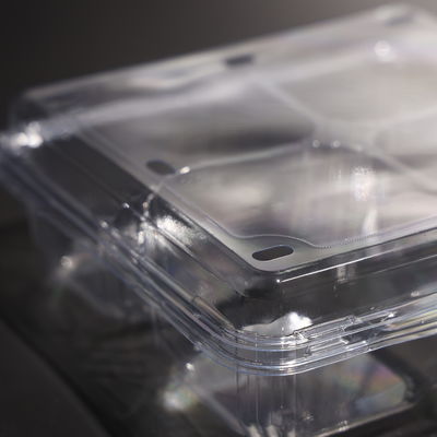 エコフレンドリー 4コンパートメント 漏れ防止型 直角型使い捨てプラスチック食品容器