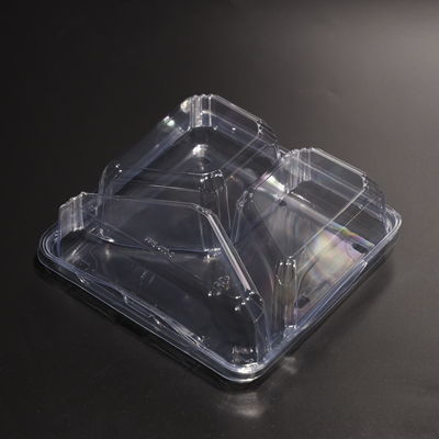 400ML 果物サラダのための PET 漏れ防止の使い捨て食品容器