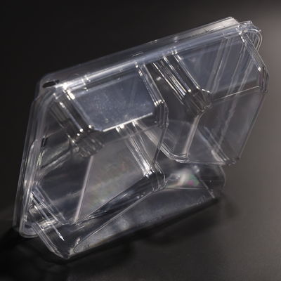 400ML 果物サラダのための PET 漏れ防止の使い捨て食品容器