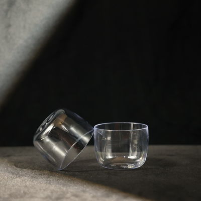 হার্ট আকৃতির পিএস প্লাস্টিকের কাপ disposable স্বচ্ছ স্বচ্ছ প্লাস্টিকের পানীয় কাপ