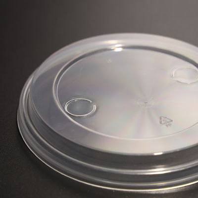プラスチックカップ蓋 PP フラットカップ蓋 BPAフリー 安全で柔軟な飲酒のために