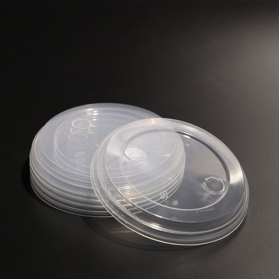 プラスチックカップ蓋 PP フラットカップ蓋 BPAフリー 安全で柔軟な飲酒のために