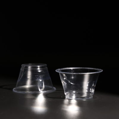 7OZ Khối lượng hình U Hình thức rõ ràng PET dùng một lần Cốc bền cao cho nước trái cây