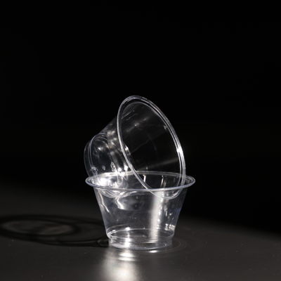 Wykorzystane plastikowe kubki PET z kopułą / płaską pokrywą do herbaty Boba