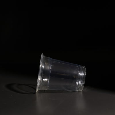 16OZ khối lượng tinh khiết PET dùng một lần với mái vòm và nắp phẳng cho nước trái cây trên đường đi