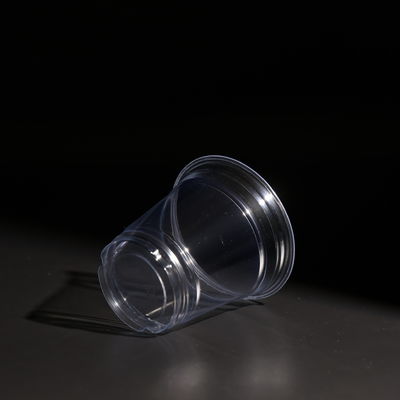 10oz Przejrzysty kubek PET na zimne napoje kubki do herbaty Boba Kubki do herbaty opakowania do picia po wywiezieniu pojemnik na napoje