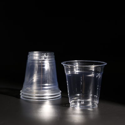 10oz Przejrzysty kubek PET na zimne napoje kubki do herbaty Boba Kubki do herbaty opakowania do picia po wywiezieniu pojemnik na napoje