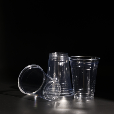 Klare Domdeckel Runde Kunststoff PP-Becher für eine runde und vielseitige Trinkoption