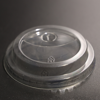 ПЭТ прозрачная BPA свободная пластиковая чашка плоская крышка подходит для чашки Боба