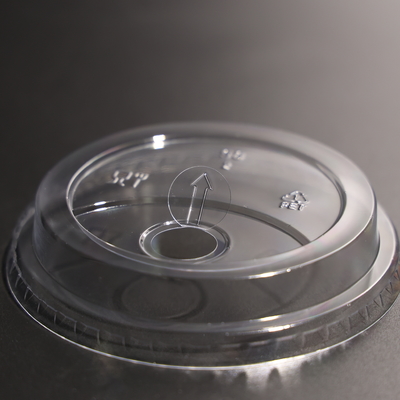 ПЭТ прозрачная BPA свободная пластиковая чашка плоская крышка подходит для чашки Боба