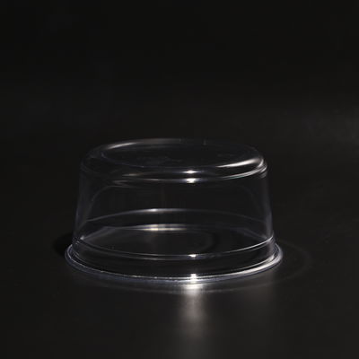 12oz Plastic Disposable Cups Salad Bowl Flat Lid Plastic Single- Cups for Convenient and Eco-friendly Drinking